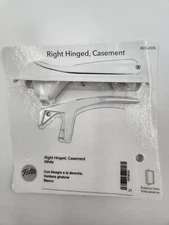 PELLA RIGHT HINGE WHITE CASEMENT HARDWARE WITH LOCK LEVER **Free Shipping***
