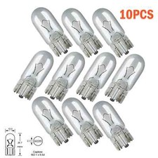 10 X 501 12V Capless Sidelight Car Bulb Bulbs Interior Number Plate Side Light