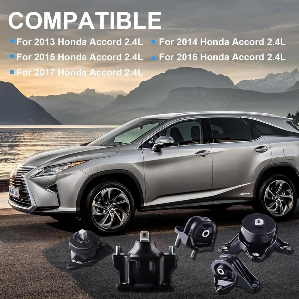 Conjunto de montagem de motor compatível com Honda Accord L4 2.4L 2013-2017 automático... - Imagem 4 de 4