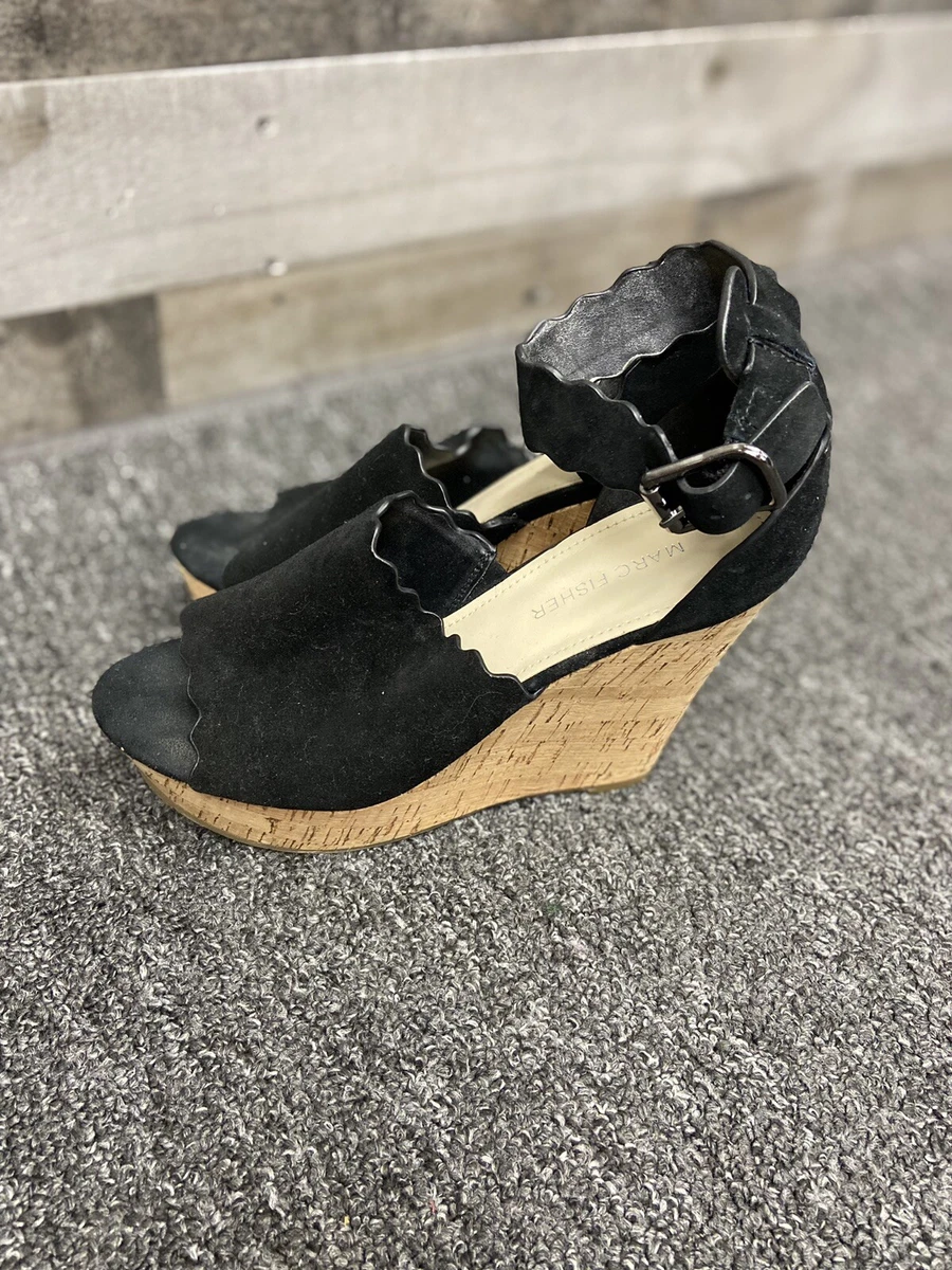 Marc fisher hayo wedge best sale sandal