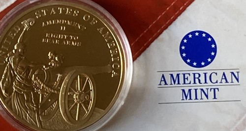 THE BILL OF RIGHTS SECOND AMENDMENT COMMEMORATIVE COIN PROOF - RETAIL $79.95 - Picture 4 of 4