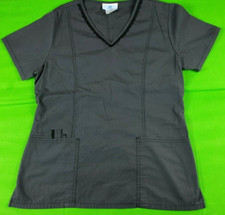 S.B. Scrubs dark gray women's scrub top size xs