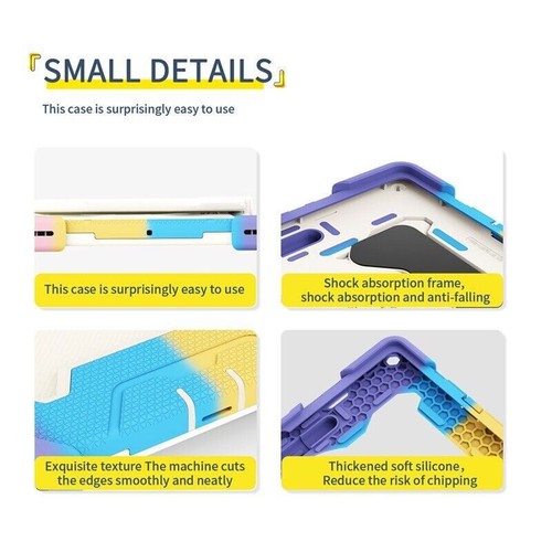 Tablet Armor Stand Hard Case Cover For Samsung Galaxy Tab S7 FE S8+ S9 Ultra - Picture 16 of 91