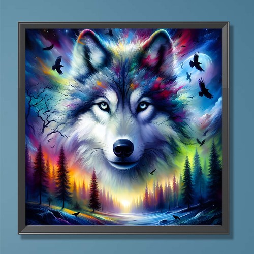 5D DIY Full Round Drill Diamond Painting Elk Animal Kit Home Decor Art Craft DIY - Picture 154 of 204
