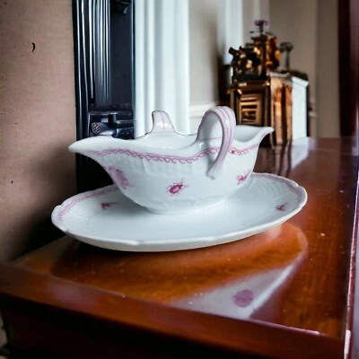 Ancienne saucière en Porcelaine de Limoges (France) Raynaud And Co - Photo 1/4