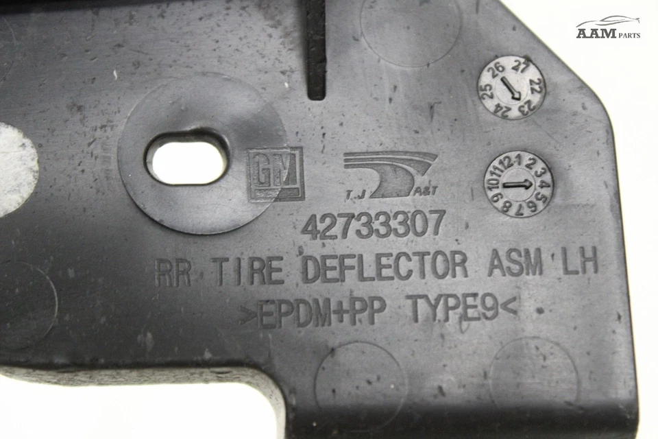 CHEVROLET TRAX 2024 PROTECTOR CONTRA SALPICADURAS LADO CONDUCTOR TRASERO IZQUIERDO DEFLECTOR DE AIRE OEM Foto 4 de 4