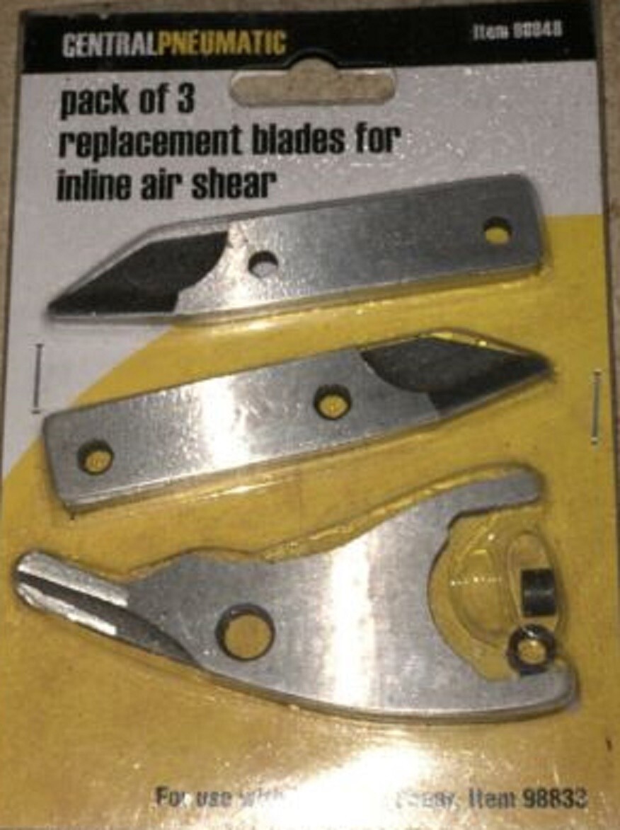 Replacement Blades for Inline Air Shear, 3 Pc. Replacement Blades for Inline Air Shear, 3 Pc.