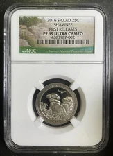 NGC PR69 2016-S Shawnee 1st Release Quarter 25c PF69UC Blast White Ultra Cameo 4