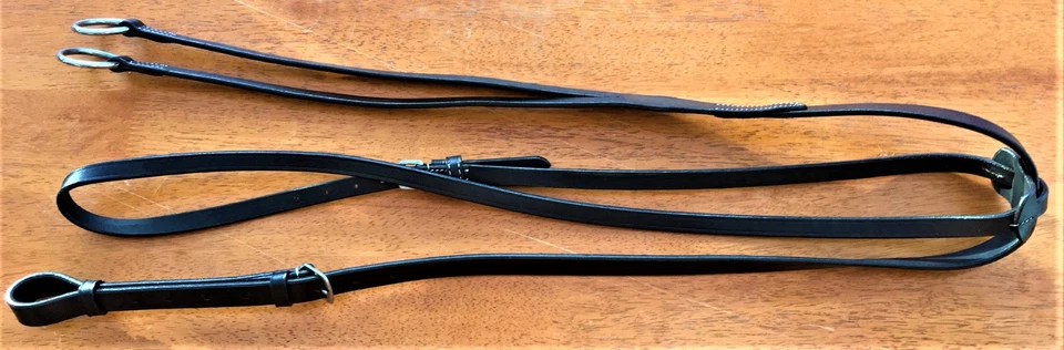 WEICHES LEDER MIT EDELSTAHL LAUFENDEM MARTINGALE GROSSES PONY/COB/VOLL