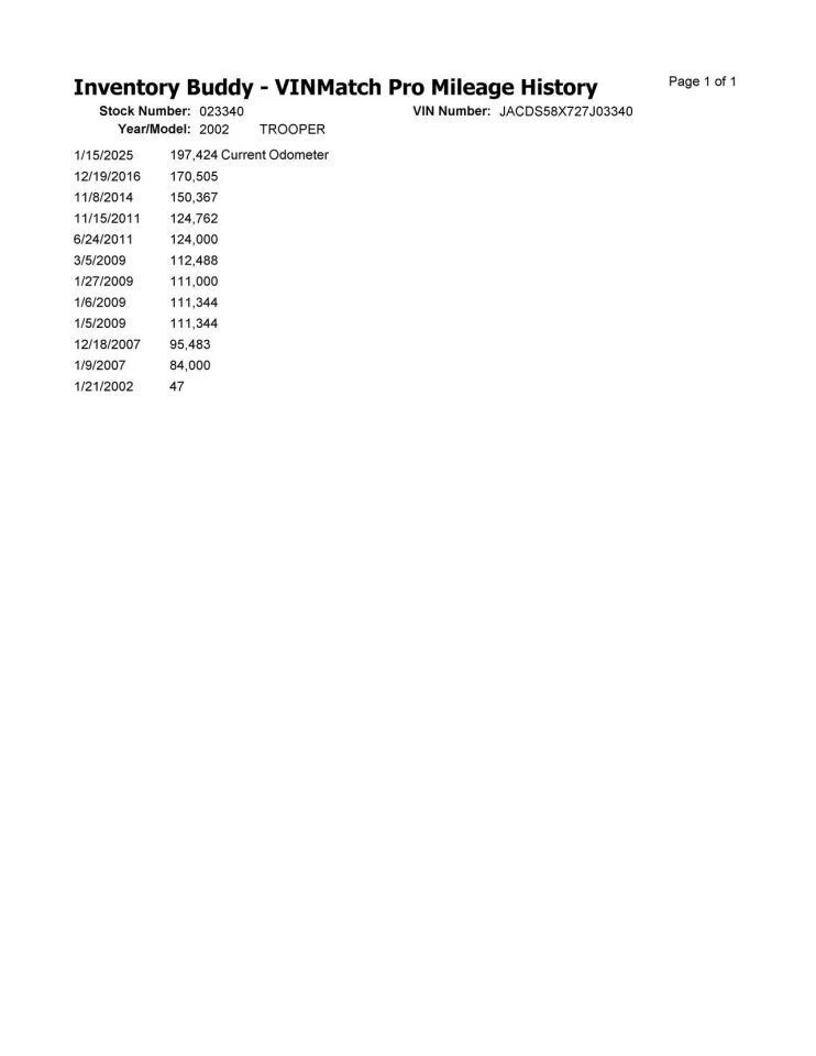 Driver Left Caliper Front Fits 92-02 ISUZU TROOPER 349385 - Image 4 of 4