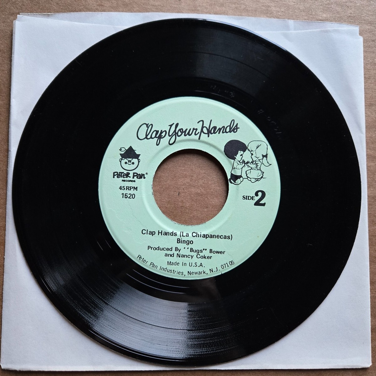 7” CLAP YA HANDS 45RPM レコード CLAP YOUR HANDS If You're Happy