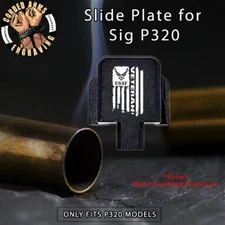 Air Force Vet Flag - Back Slide Plate for Sig Sauer P320
