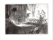 Honore Daumier Lithograph Reproduction 1859/1965 Walter Schatzki