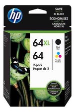 Genuine HP 64XL /HP64 High Yield BLACK Or Tri-Color Ink Cartridges Original NEW