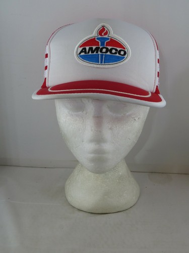 Vintage Patched Trucker Hat - Amoco 3 