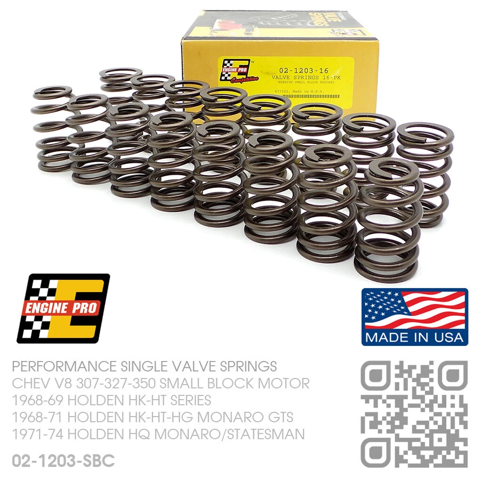 ENGINE PRO BEEHIVE VALVE SPRINGS CHEV V8 307-327-350 [HOLDEN HK-HT-HG-HQ MONARO] - image 3 of 4