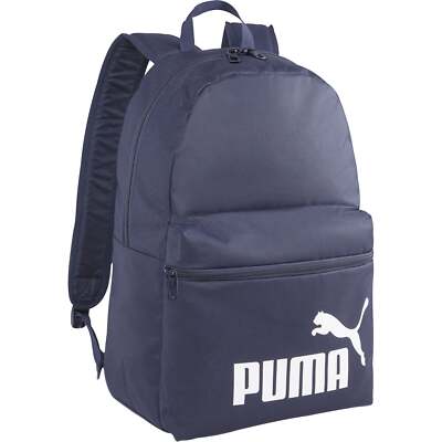 Puma Phase Backpack Navy Gym Travel Training Bag Workout UK