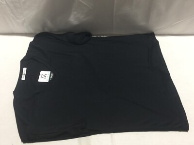 J517 MICHELLE MAE Black Selene Relaxed Top Black Womens Size XL