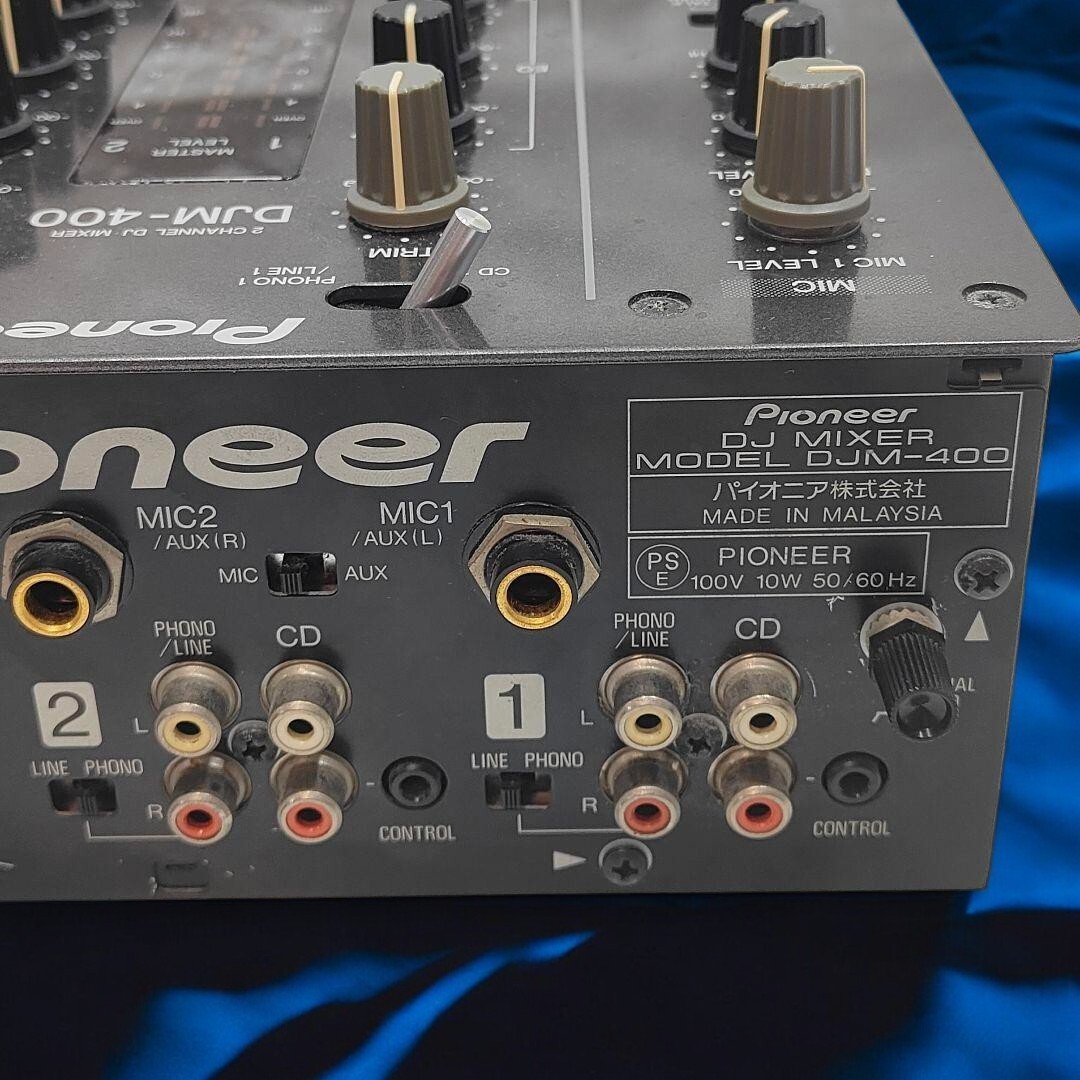 Pioneer DJ DJM-400 Black 2-channel Effects Audio Mixer Pioneer DJ DJM-400 Black 2-channel Effects Audio Mixer