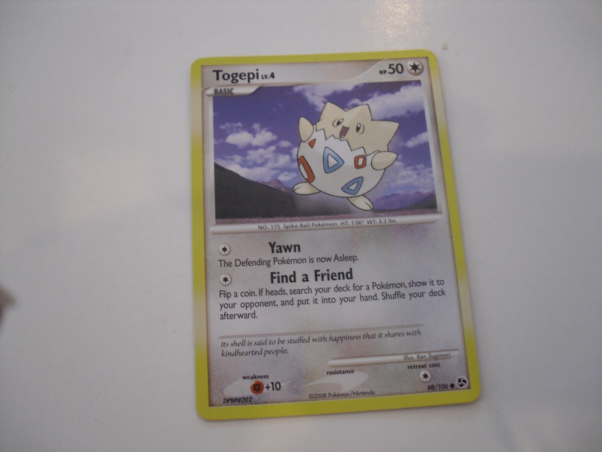 togepi pokemon card price Have you seen this before? Comment a Pokmon and I'll find one you've never seen before! #pokemon Evolves from null Type Togepi (Delta Species) Price -