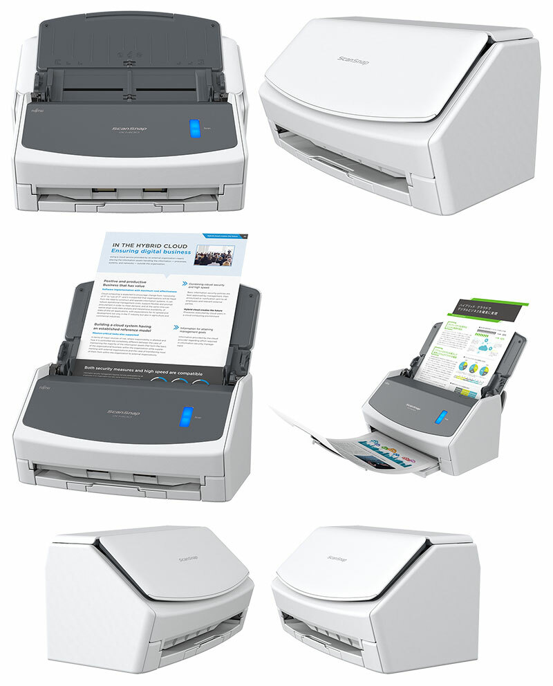 Fujitsu ScanSnap Ix1400 Simple One-touch Button Scanner Mac or PC