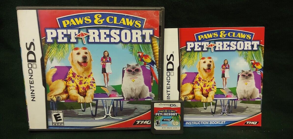 Paws & Claws: Pet Resort - Nintendo DS DS Lite 3DS 2DS Game Tested