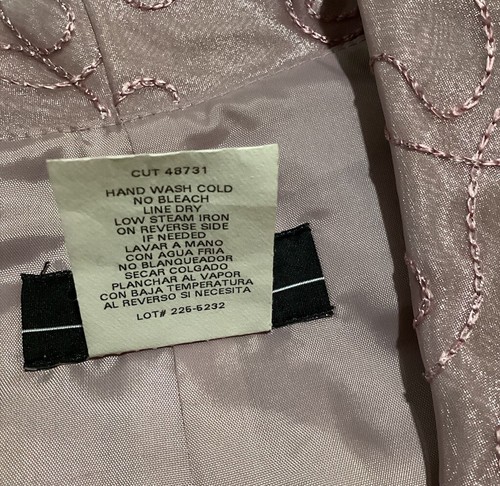 R&M Richards Women Suit Pant 2 Piece Size 10 Embroidered Wide Legs Sequined - Picture 12 of 12
