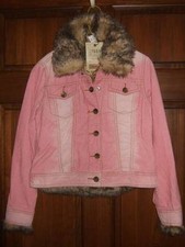 NWT  TCP Pink corduroy jacket  Many looks  Removable vest  cuffs Girls XS 4