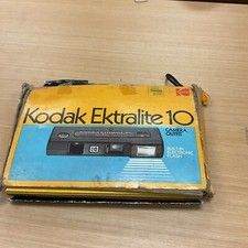 Vintage Kodak Ektralite 10 Camera w Original Box Manual Strap Receipt. PRE-OWNED