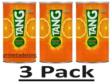 3 Pack - Tang Naturally Flavored Orange Powdered Drink Mix, 72 oz. 🚚✅