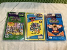LeapFrog LeapPad Cartridge And Book Lot-all New-phonics,reading Brain Twisters