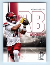 #199 2024 Topps Signature Class Base // Michael Wiley RC Commanders