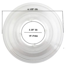 SPOKE PROTECTOR Sunlite 32H 4 Prong 2.25" ID 6.125" OD FH Clear YF-FH66 18990