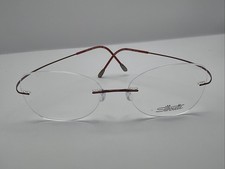 Silhouette 5515 CT 3040 53/17 140 Red Rimless Titan Made In Austria Frames 4444