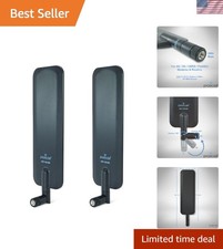 2-Pack 4G/5G Omni-Directional Antenna with 6 dBi Gain and SMA Connector