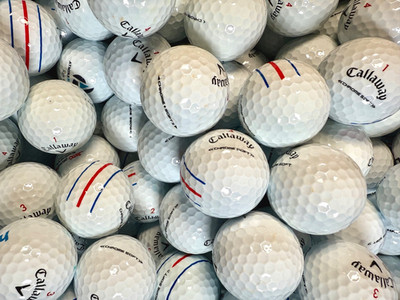 50 Lakeballs/Golfbälle Callaway Chrome Soft (Qualität AAA/AAAA)