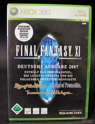 Final Fantasy XI 11 - Online - Deutsche Ausgabe 2007 - Xbox 360