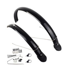 Juego de guardabarros para bicicleta de montaña guardabarros accesorios elegantes equipo fácil de instalar