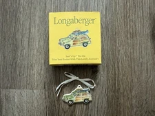 Vintage Longaberger Surf’s Up Basket Tie-On￼