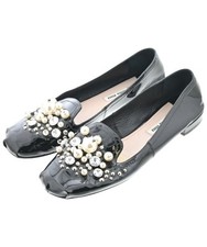 Miu Miu Ballet Shoes/Opera Shoes Black EU39 1/2 Approx. 26cm 2200698528130