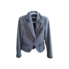 Zara Basic, Womens small Tweed Jacket/Blazer Academia Old Money Classy