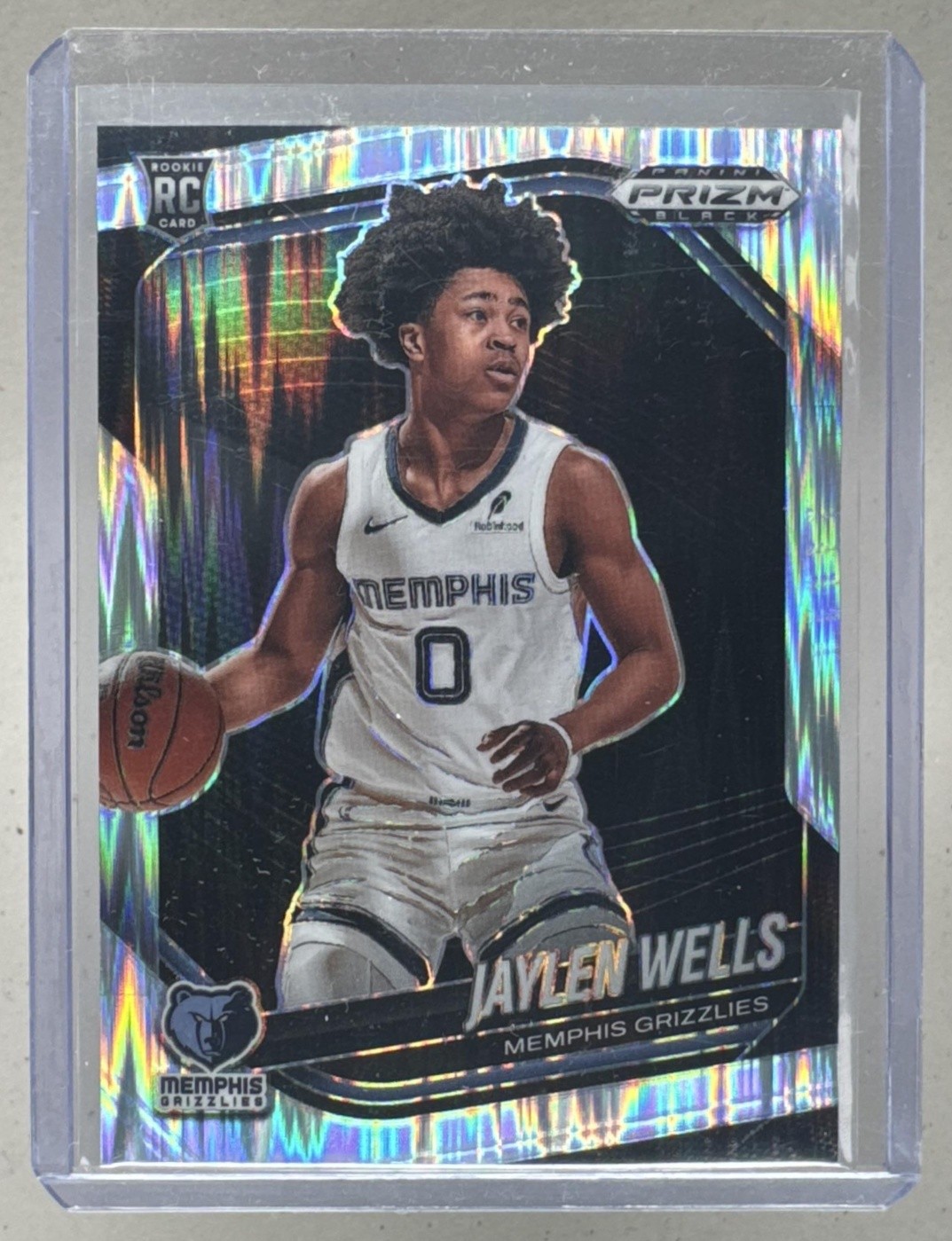 Jaylen Wells 2024 Panini Prizm Black #34 Skewed Rookie RC /249