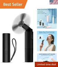 Rechargeable Hand Fan - Portable, Safe & Stylish for Indoor and Outdoor Use