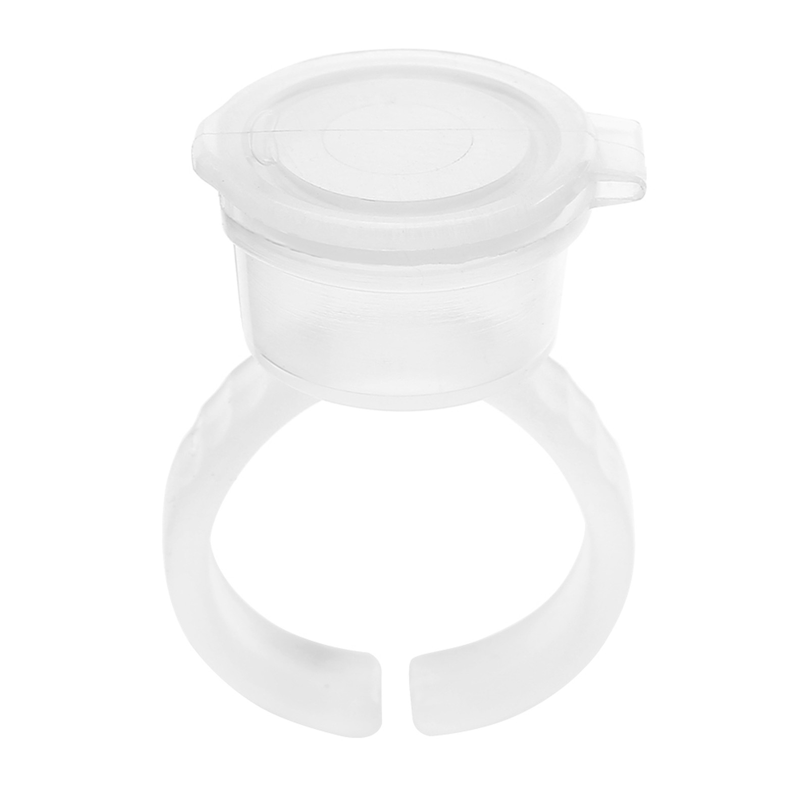 100pcs Tattoo Ink Ring Convenient Holder For Eyelash Extensions