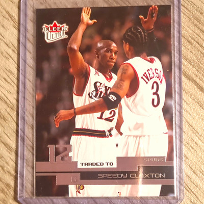 Fleer Ultra 2002-03 Speedy Claxton San Antonio Spurs #163 Traded NBA Card