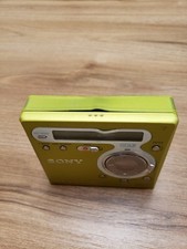 Sony MZ-R700 Walkman Recorder Yellow Has Visible Dent