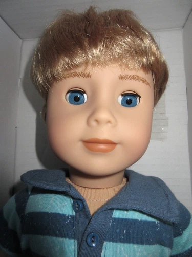 Retired American Girl 18" Boy Doll Truly Me 74 Blonde Hair, Blue Eyes in Box