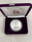 1986-S American Silver Eagle Proof $1 1 oz .999 Silver - Box and COA