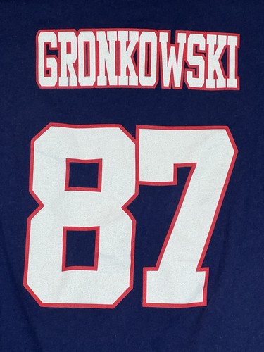 Camicia da donna Patriots Rob Gronkowski #87 NFL Navy Med 4Her di Carl Banks - Foto 4 di 9