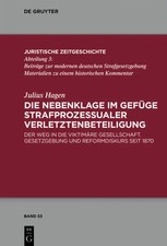 Die Nebenklage im Gefüge strafprozessualer V...